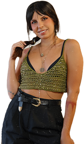 Bárbara em look 3