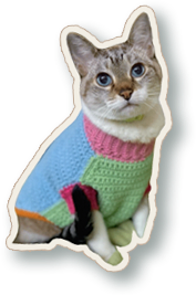 Gatinho de crochê